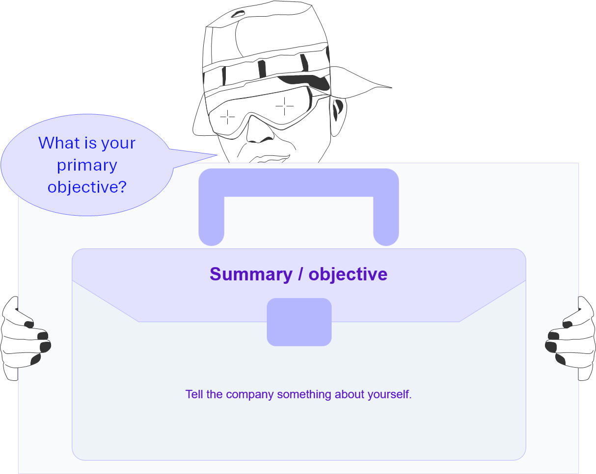 Resume3x - Summary objective - Theme3x