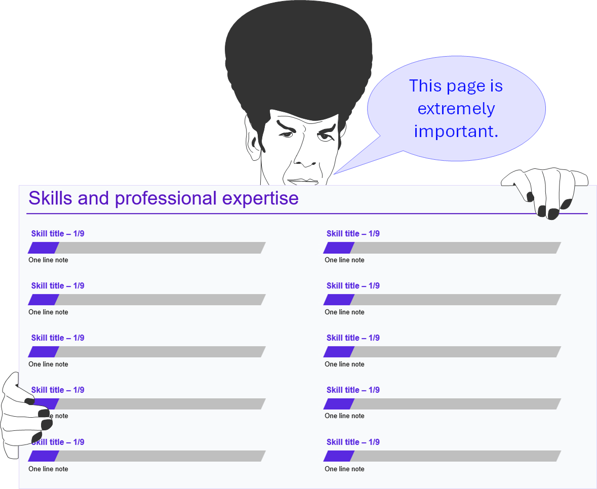 Resume3x - Skills and expertise - Theme3x
